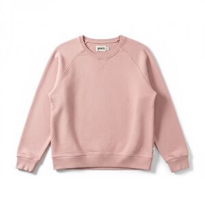 PACT 100% Organic Cotton Crewneck Sweatshirt Size Large Dusty Pink Long Sleeve